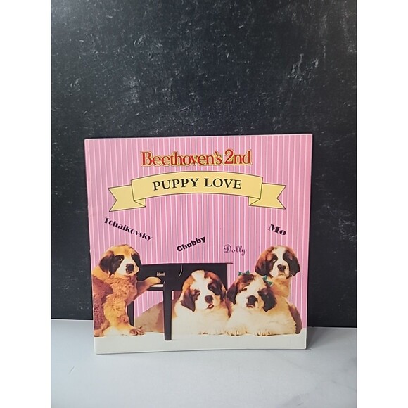 Beethoven's 2nd: Puppy Love Paperback Picture Book Dogs - Picture 1 of 10